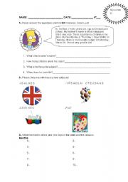 English worksheet: You have an exam!!