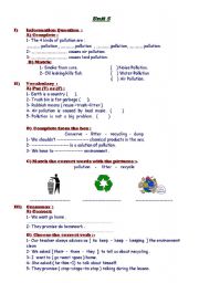 English Worksheet: Air pollution