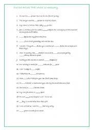 English worksheet: the article THE -NECESSARY OR NOT?