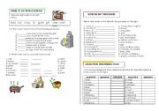 English Worksheet: cooking verbs