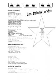 English worksheet: Last Train to London