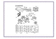 English worksheet: Counting