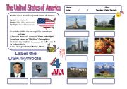 English Worksheet: USA culture