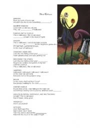 English Worksheet: this is halloween