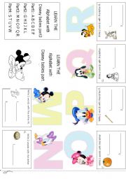 alphabet mini book (part3) colour edition