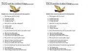 English worksheet: tico and the golden wings