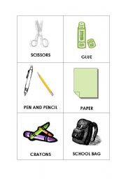 English Worksheet: Classroom Objects