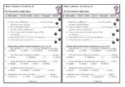 English Worksheet: vocabulary