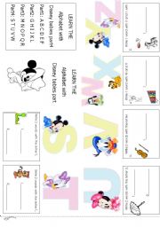 alphabet mini book (part4) colour edition