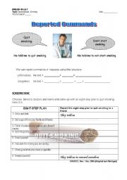 English Worksheet: Reported Speech Part 2: Commands