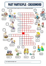 PAST PARTICIPLE - CROSSWORD