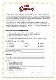 English Worksheet: The simpsons - the movie