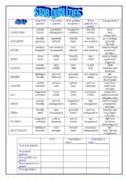 English Worksheet: ADJECTIVES TO DESCRIBE APPEARANCE AND CHARACTER