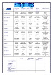 ADJECTIVES TO DESCRIBE APPEARANCE AND CHARACTER