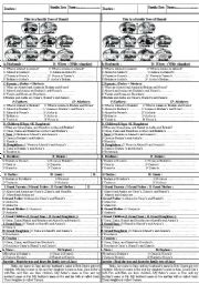 English Worksheet: Family tree