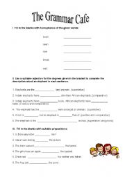 English worksheet: The Grammar Caft