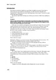 English worksheet: critical thinking passsages