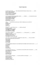 English Worksheet: tenses