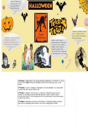 English worksheet: Halloween Board Bulletin Ideas