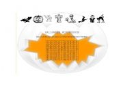 English Worksheet: Halloween Wordsearch