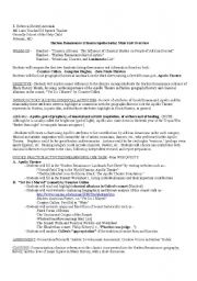 English worksheet: Harlem Theater and Classical Connections