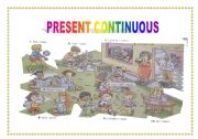 present continuous