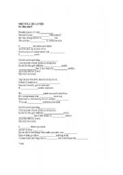 English worksheet: Songs blanks