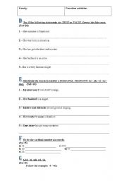 English worksheet: Sumative Test Avril Lavigne- page 2