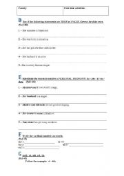 English Worksheet: Sumative Test Avril Lavigne- page 2