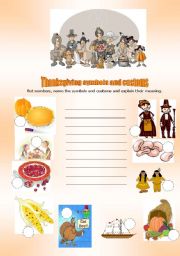English Worksheet: Its Thanksgiving! (2)