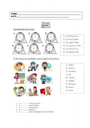 English Worksheet: Final exam Backpack 3 units 1 to 4 