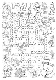 Animals Crossword