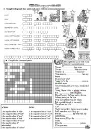 English Worksheet: chores