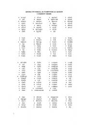 English Worksheet: 600 REGULAR VERBS