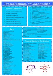 Present simple or present Continuous?