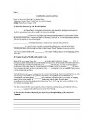 English Worksheet: Stand by Me audiovisual worksheet