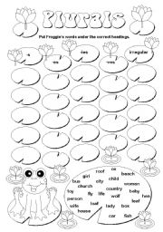 English Worksheet: Plurals_2