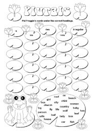 English Worksheet: Plurals_2