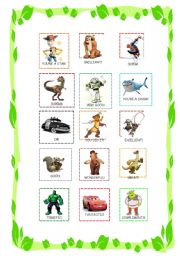 English Worksheet: Reward stickers for boys