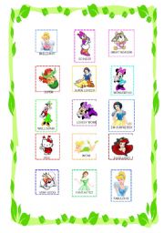 English Worksheet: Reward stickers for girls