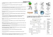 English Worksheet: a Christmas quiz