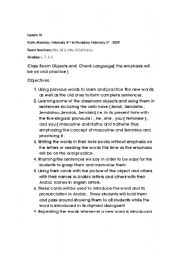 English Worksheet: Printable information
