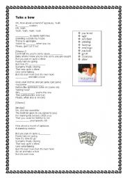 English Worksheet: Rihanna songs