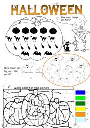English Worksheet: Halloween