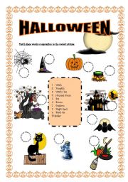 English Worksheet: Halloween