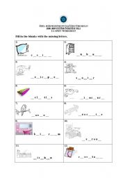 English worksheet: Alphabet 