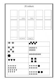 English Worksheet: numbers