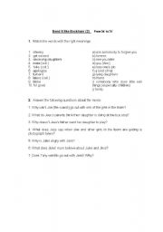 English Worksheet: Bend it like Beckham (2)