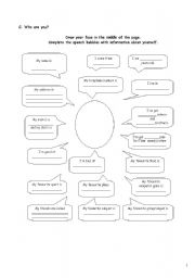 English worksheet: English test - Part 2