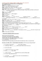 English Worksheet: countable and uncountable